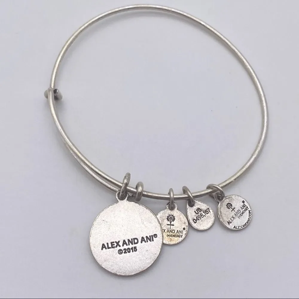 Alex and Ani Nantucket‎ Island Silver tone bracelet